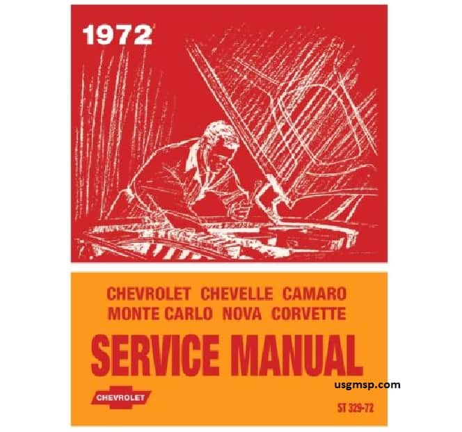72 Chevrolet Service manual (Inc. Camaro & Chevelle)